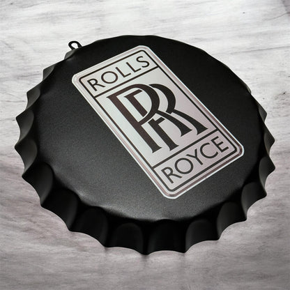 Automotive inspired Bottle Cap Wall Décor
