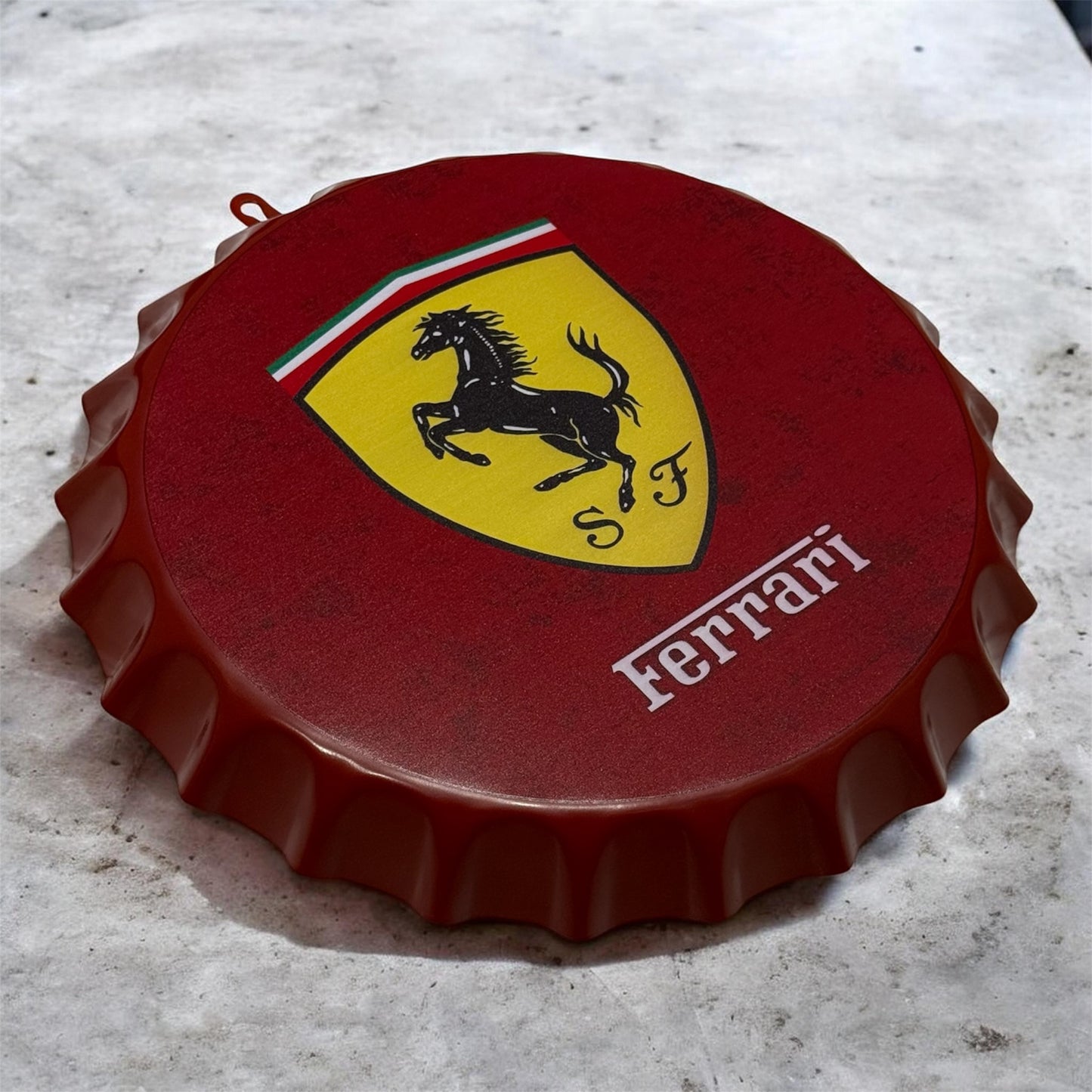 Automotive inspired Bottle Cap Wall Décor