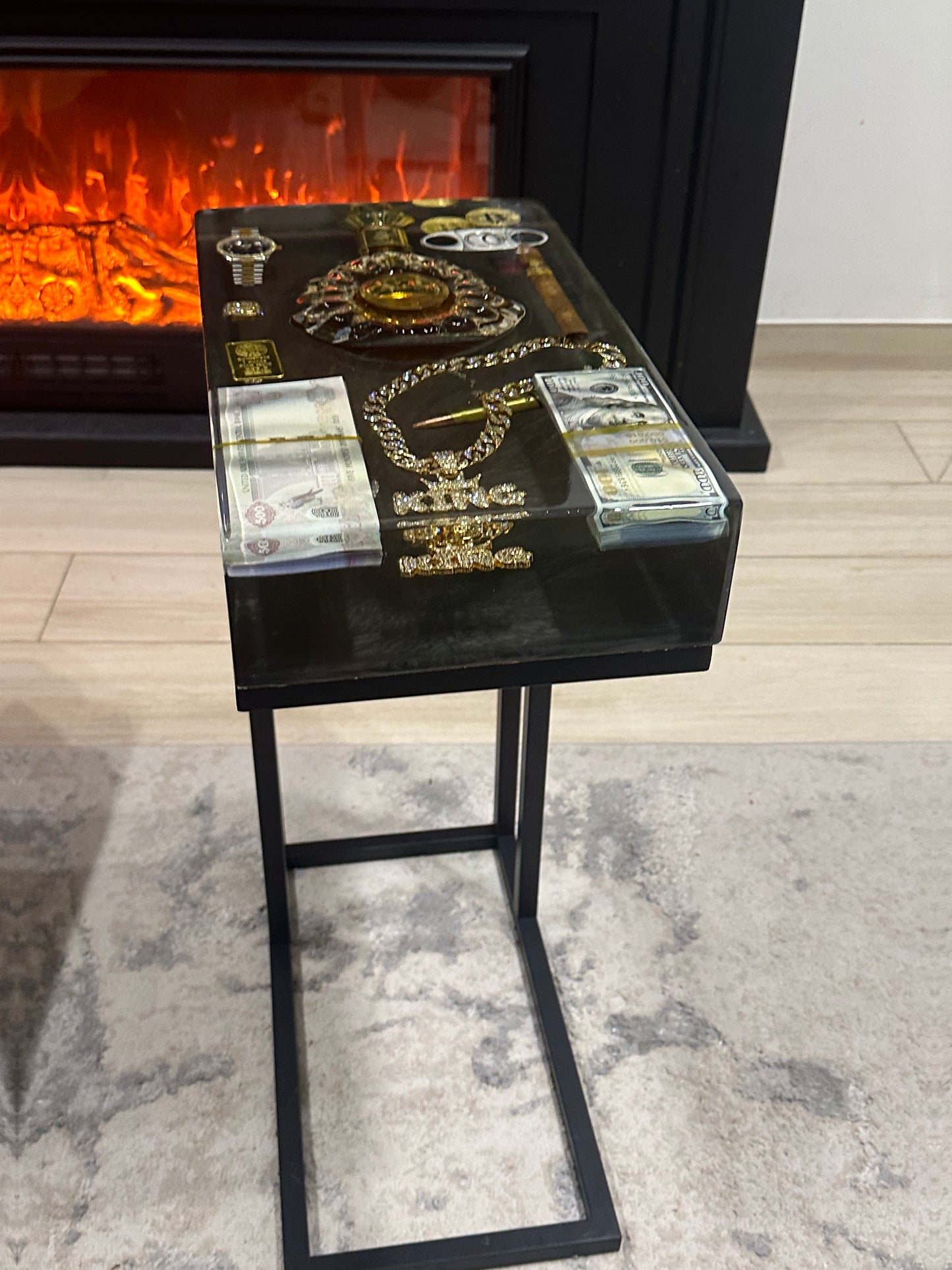 Remy Martin XO Square Side Table