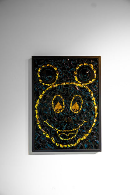 Big Mickey Mouse Frame Gold black