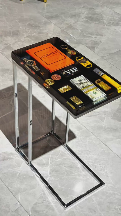 Hermes Book Square Side Table