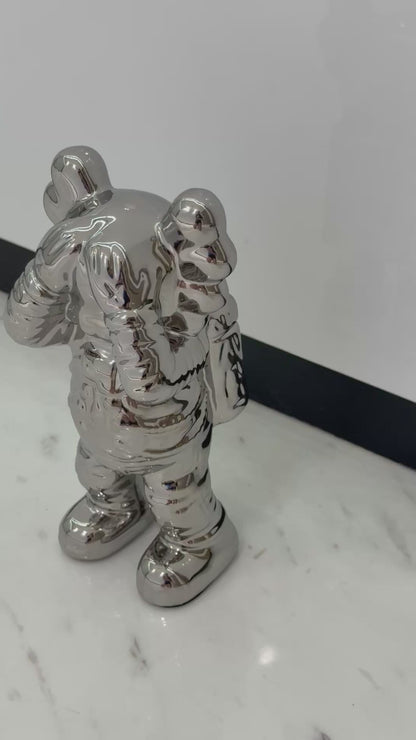 Unique Silver Astronaut Figurine - A Collectors Dream!