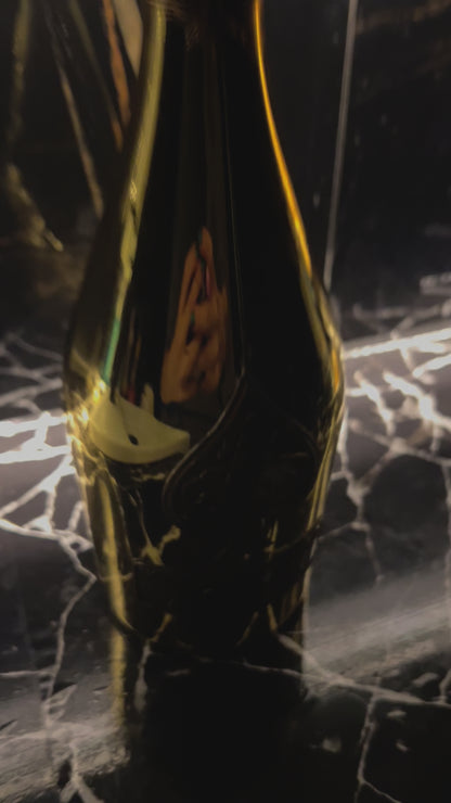 Black Bottle Lamp ACE Champagne Gold