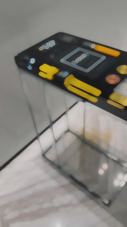 Chanel Book and Richard Mille watch Square Side Table