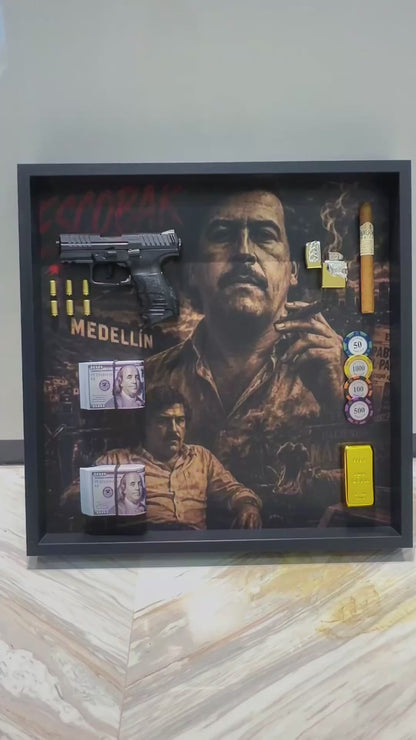 Shadow Box Frame – Luxury Mafia Inspired Wall Art