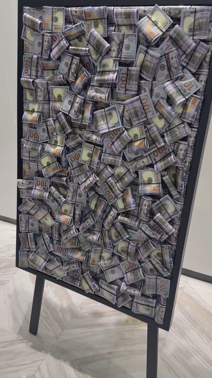 Big Money Frame – Luxury Statement Wall Art black