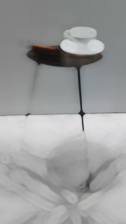 LV Louis Vuitton Side Table Black small