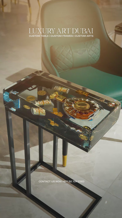 Hennessy Paradise Square Side Table