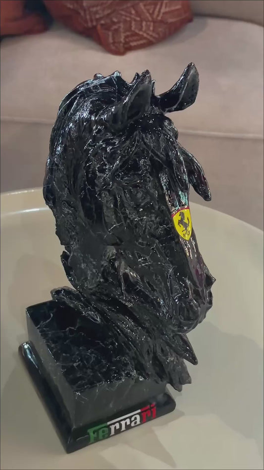 Automotive inspired Horse Sculpture - The Spirit of Power and Speed