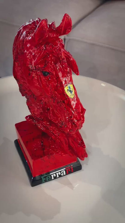 Automotive inspired Horse Sculpture - The Spirit of Power and Speed